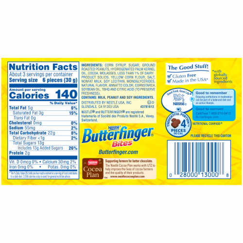 Butterfinger Bites Video Box Perspective: back