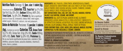 Maggi® Caldo Sabor a Pollo Chicken Bouillon Perspective: back