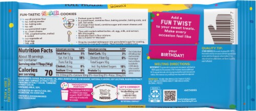Nestle Toll House Funfetti Baking Chips Perspective: back