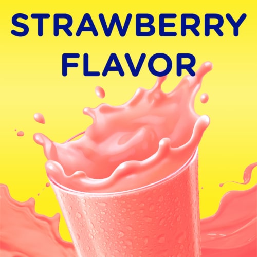 Nesquik Strawberry Flavored Syrup Perspective: back