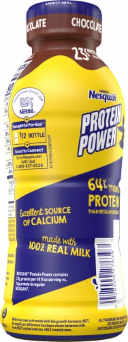 Nesquik® Protein Power Chocolate Milk Perspective: back