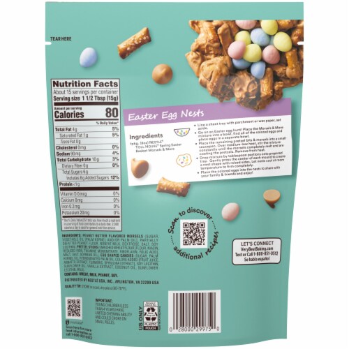 Nestle Toll House Spring Easter Basket Morsels & More Easter Candy Mix Perspective: back