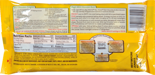Nestle Toll House Winter Dark Chocolate & Mint Morsels Perspective: back
