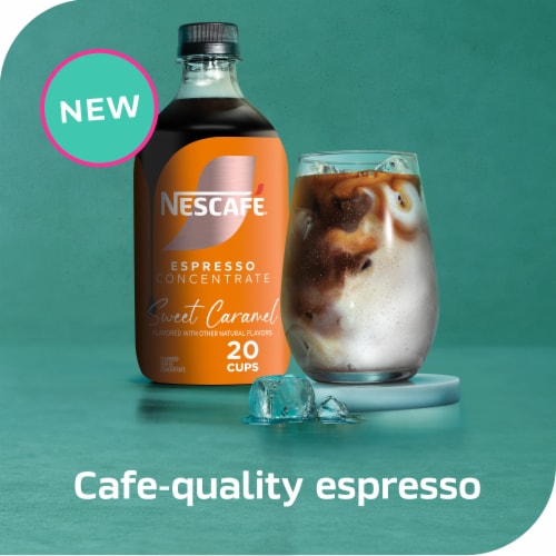 Nescafe Sweet Caramel Espresso Coffee Concentrate Perspective: back