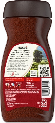 Nescafé® Clasico Dark Roast Instant Coffee Perspective: back
