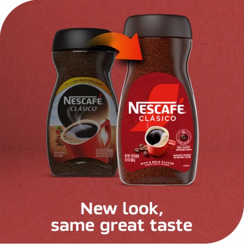 NESCAFÉ CLÁSICO Instant Coffee Dark Roast Perspective: back
