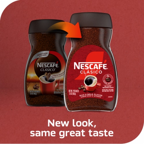 NESCAFÉ CLÁSICO Instant Coffee Dark Roast Perspective: back