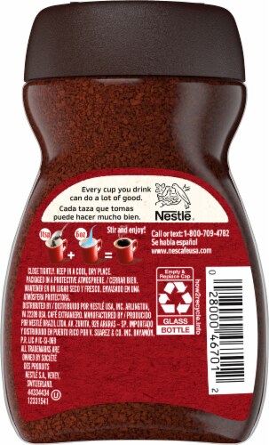 Nescafe® Clasico Dark Roast Instant Coffee Perspective: back