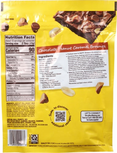 Nestle Toll House Chocolate Peanut Caramel Morsels & More Perspective: back