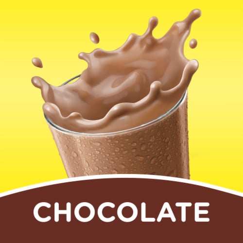 Nesquik Chocolate Milk Powder Mix Perspective: back