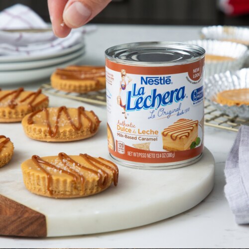 Nestlé La Lechera Dulce de Leche Milk Based Caramel Sauce Caramel Dip Dulce de Leche Can Perspective: back
