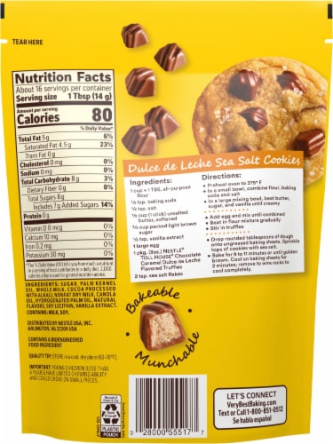 Nestle Toll House® Chocolate Caramel Dulce de Leche Truffles Perspective: back