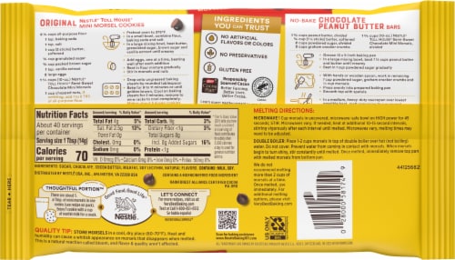 Nestle Toll House Semi Sweet Mini Chocolate Chips Perspective: back
