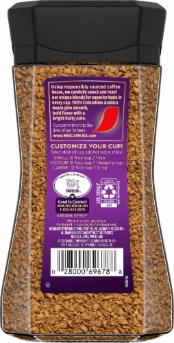 Nescafé® Taster's Choice® 100% Colombian Medium Roast Instant Coffee Perspective: back