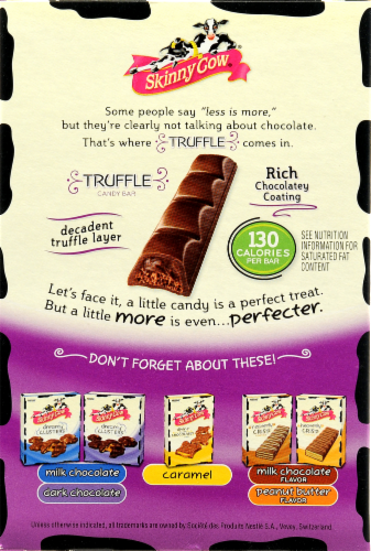 Skinny Cow Dark Chocolate Truffle Perspective: back