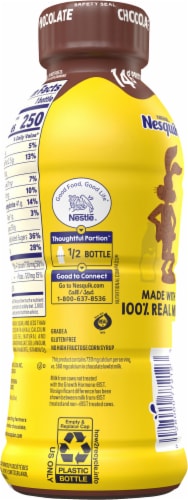 Nesquik® Chocolate Low Fat Milk Perspective: back