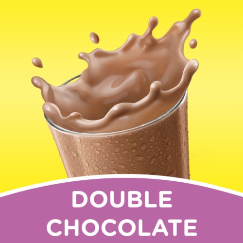 Nesquik® Double Chocolate Low Fat Milk Perspective: back
