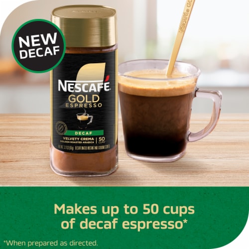 NESCAFÉ Gold Decaf Espresso Intense Instant Coffee Perspective: back