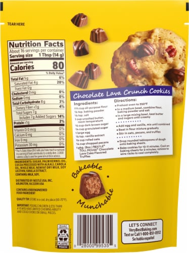Nestle Toll House® Chocolate Lava Cake Truffles Perspective: back