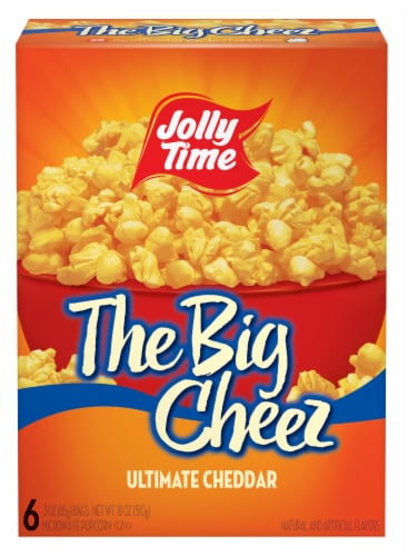 Jolly Time® The Big Cheez Cheddar Microwave Popcorn Bags Perspective: back