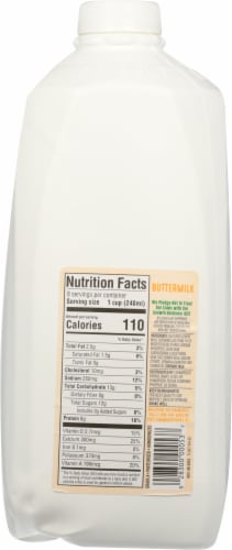 Shamrock Farms Lowfat Buttermilk Perspective: back