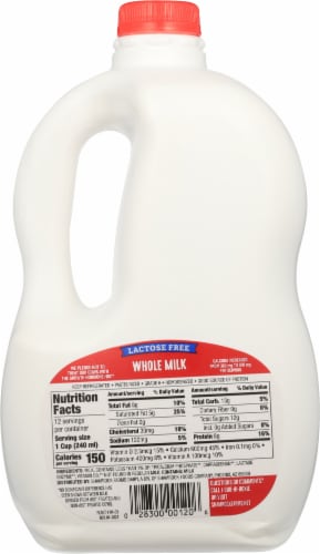 Shamrock Farms® Lactose Free Whole Milk Perspective: back