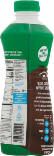 Shamrock Farms 1% Chocolate Milk Perspective: back