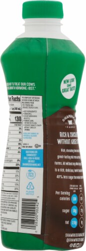 Shamrock Farms 1% Chocolate Milk Perspective: back