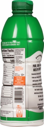 Shamrock Farms® 2% Reduced Fat Milk Perspective: back