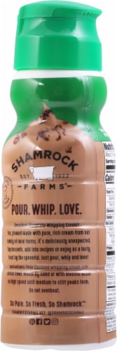 Shamrock Farms Decadent Chocolate Whipping Cream Perspective: back