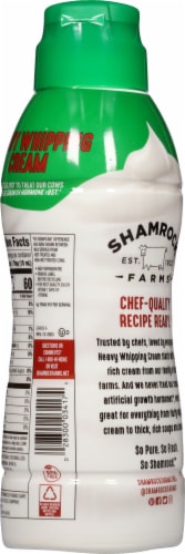 Shamrock Farms Heavy Whipping Cream Perspective: back