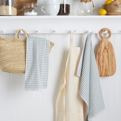 Martha Stewart Check Printed Kitchen Towels Perspective: back