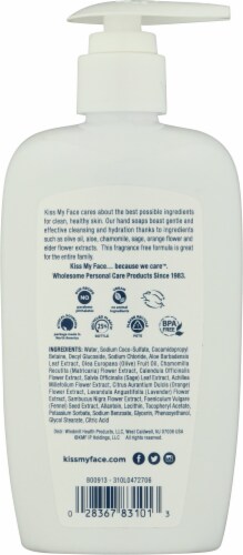 Kiss My Face Fragrance Free Moisturizing Hand Soap Perspective: back