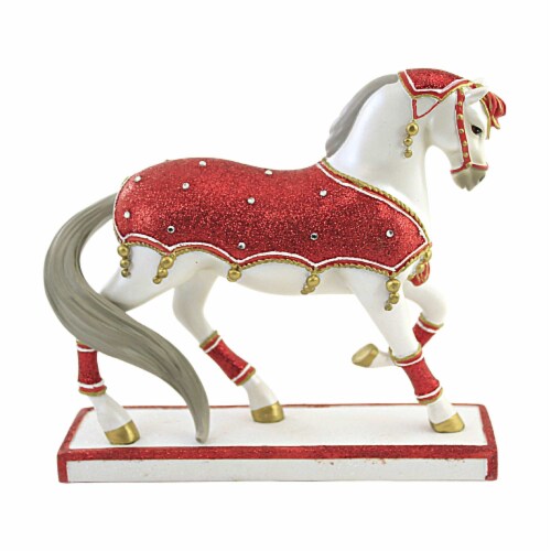Trail Of Painted Ponies Holiday Tapestry Polyresin Horse Christmas 6009480Le Perspective: back