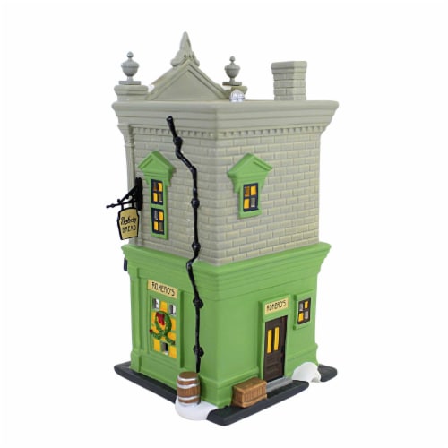 Department 56 House Romero's Bakery Porcelain Christmas In The City 6009752 Perspective: back