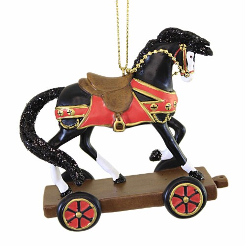 Trail Of Painted Ponies Christmas Past Ornament Magic Of The Horse 6011701 Perspective: back