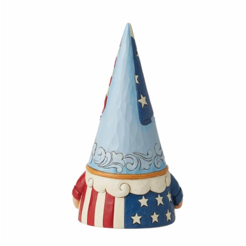 Jim Shore 11.75 Gnome Of The Free Patriotic Heartwood Creek Perspective: back