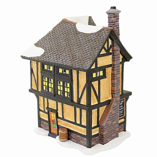 Department 56 Villages 7.25 Ye Olde Goat Pub Dicken's Village Tudor Style Perspective: back