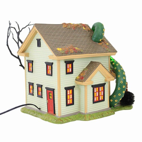 Department 56 Villages 7.75 The Kraken House Halloween Village Haunted Squid Octopus Perspective: back