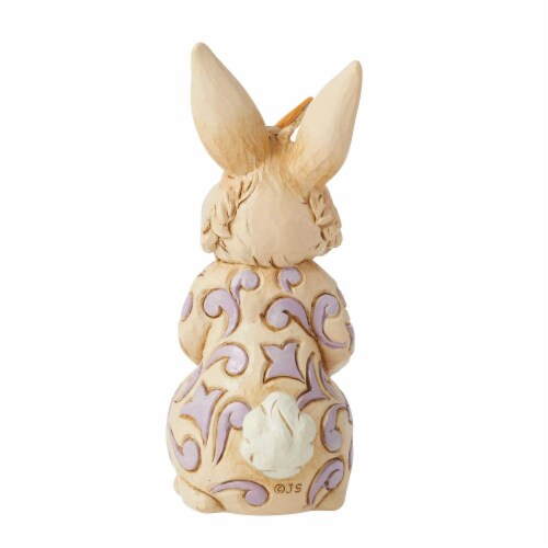 Jim Shore Bunny With Butterfly Mini 4.00in, Easter Spring Heartwood Creek Perspective: back