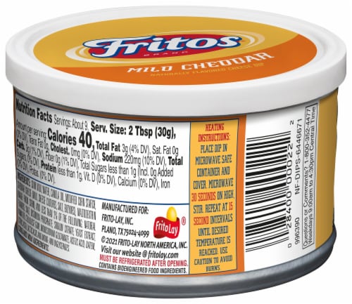 Fritos® Mild Cheddar Naturally Flavored Cheese Dip Perspective: back