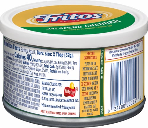 Fritos® Jalapeno Cheddar Cheese Dip Perspective: back