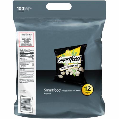 Smartfood Popcorn White Cheddar Snacks Perspective: back