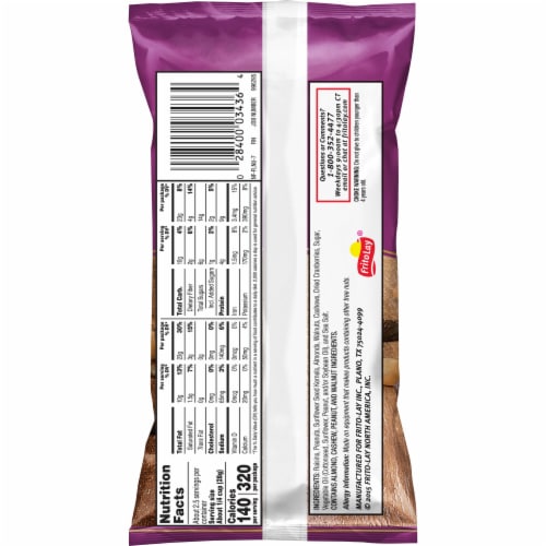 Nut Harvest® Nut & Fruit Mix Snack Perspective: back