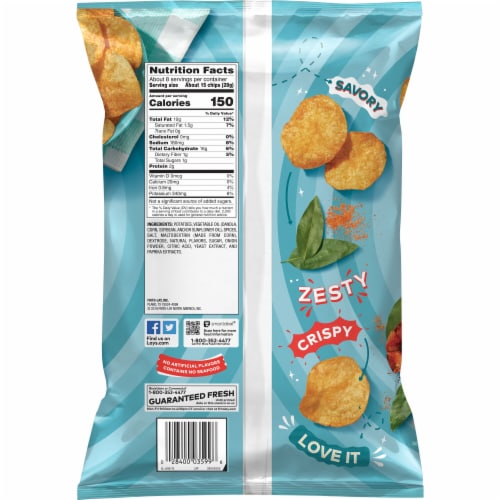 Lay's® Chesapeake Bay Crab Spice Potato Chips Perspective: back