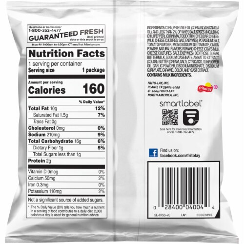Fritos Corn Chips Nutrition Information Besto Blog
