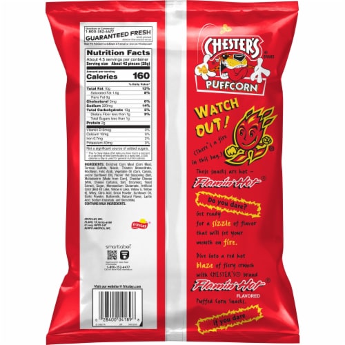 chester-s-puffcorn-flamin-hot-puffed-corn-snack-4-25-oz-fry-s-food