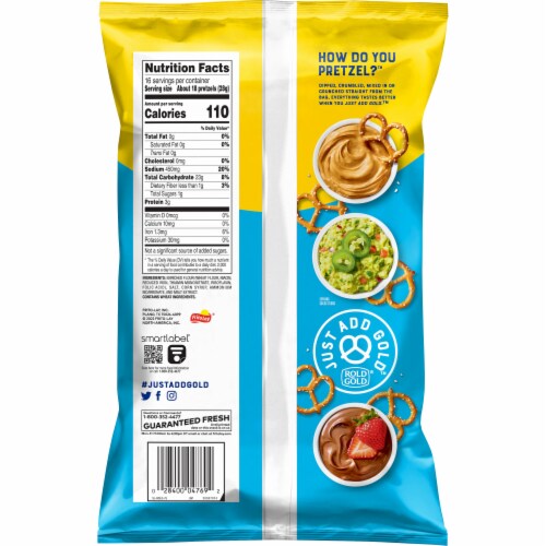 Rold Gold® Fat Free Tiny Twists Pretzels Perspective: back