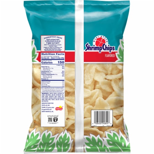Maui Style Shrimp Chips Flavored Perspective: back