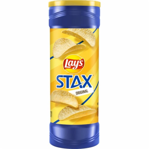 Lays Stax Original Potato Chips Perspective: back